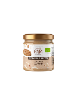 Migdolų ir kokosų kremas Naturally Pam Creamy Nut Butter