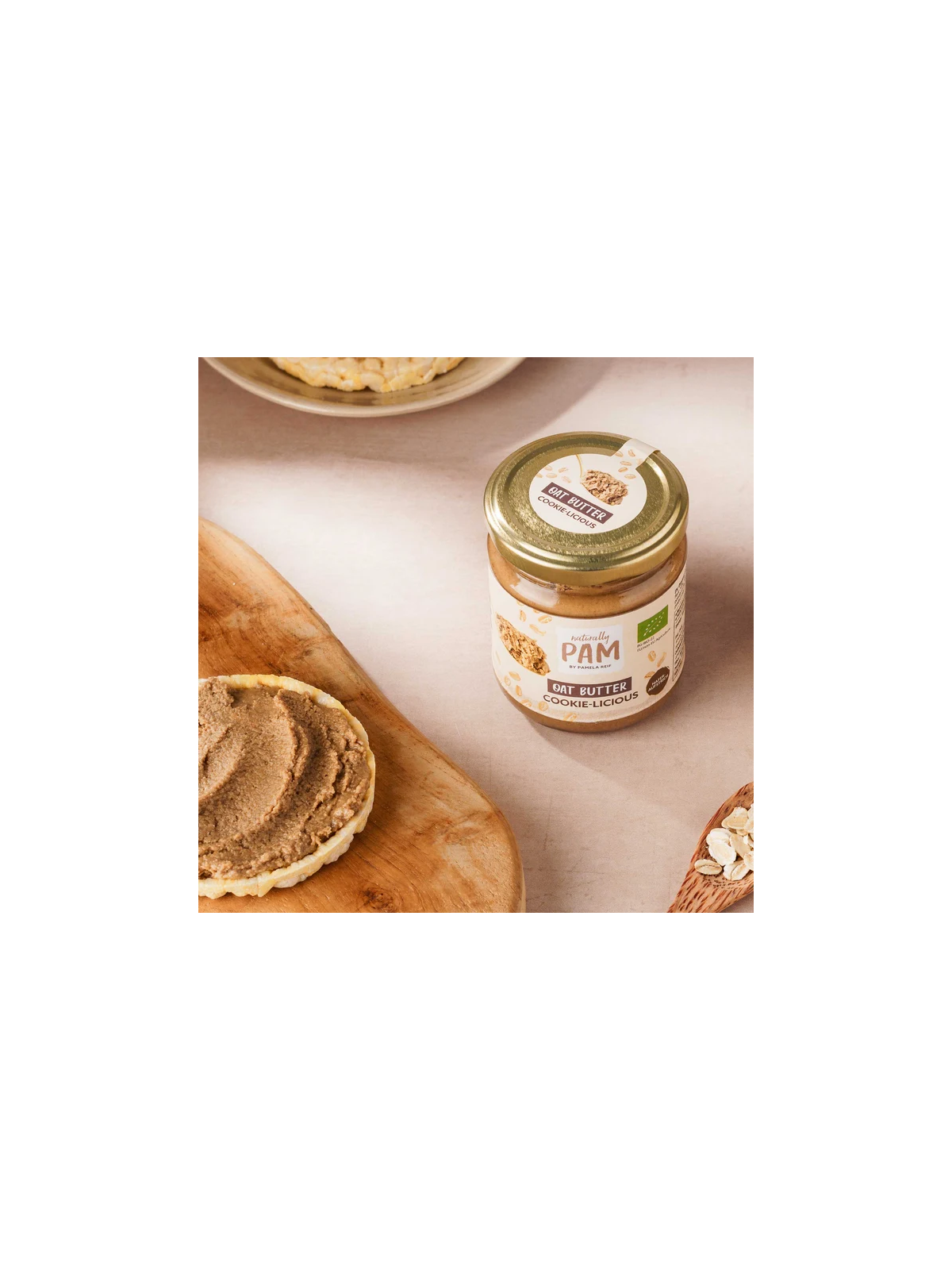 Avižų kremas Naturally Pam Oat Butter Cookie-licious