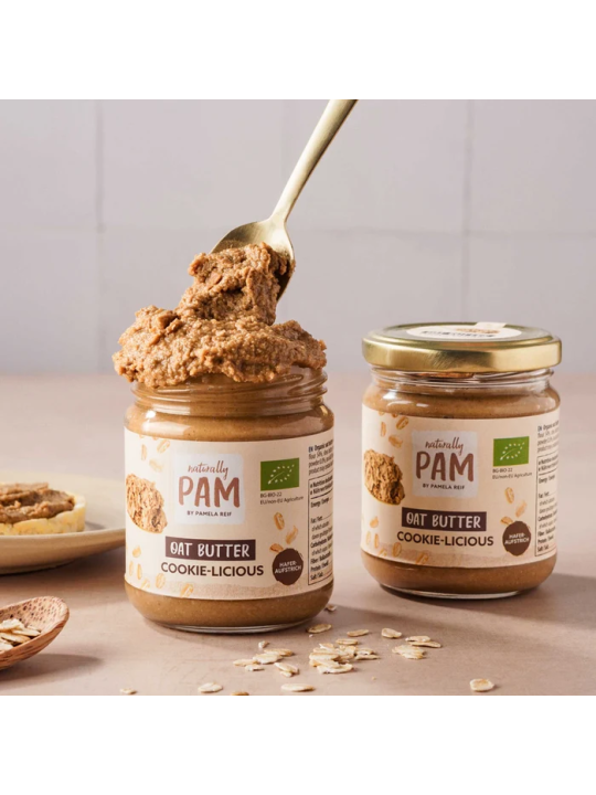 Avižų kremas Naturally Pam Oat Butter Cookie-licious