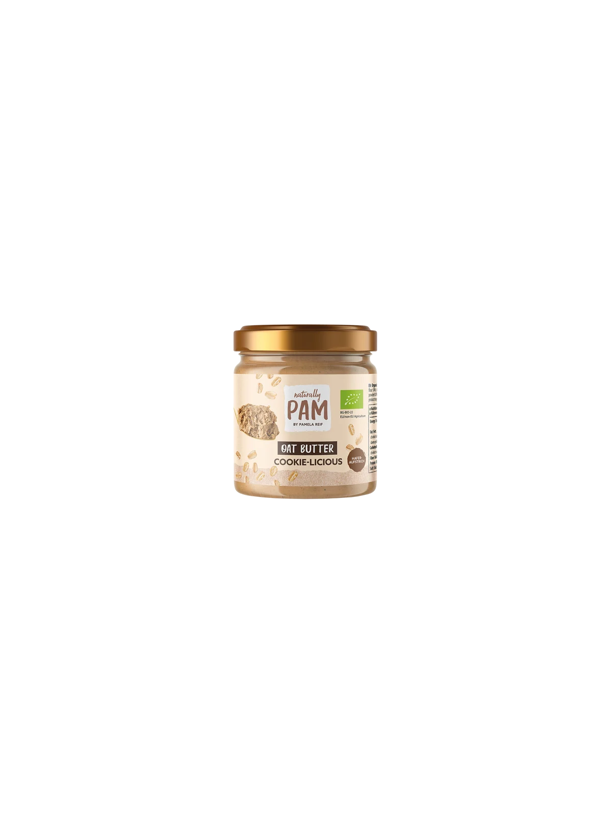 Avižų kremas Naturally Pam Oat Butter Cookie-licious