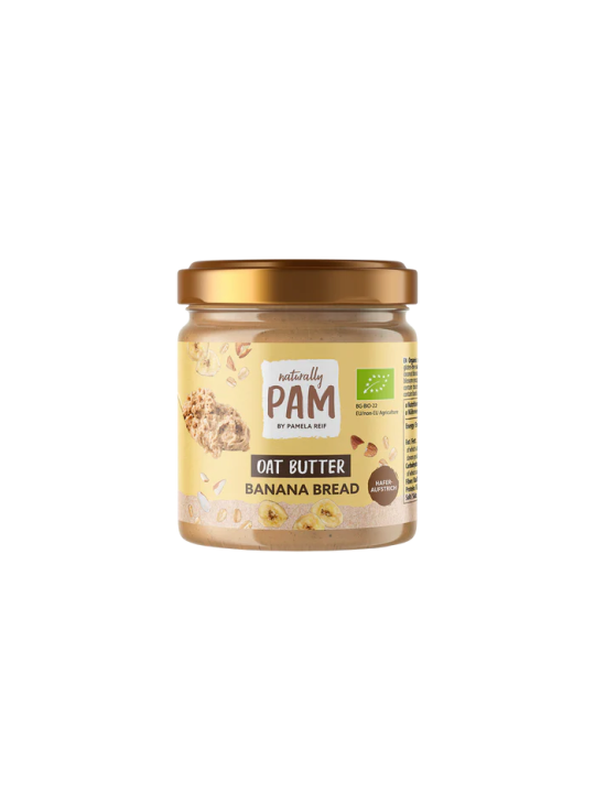 Avižų kremas Naturally Pam Oat Butter Banana Bread