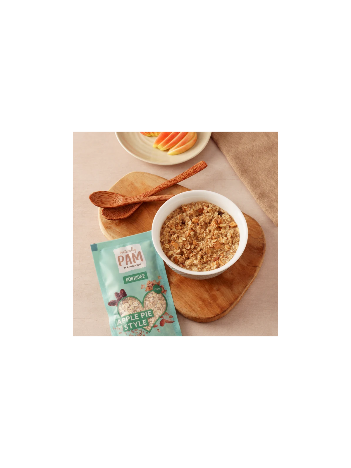 Avižinė košė Naturally Pam Porridge Apple Pie Style