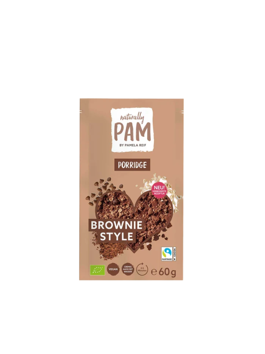 Avižinė košė Naturally Pam Porridge Brownie Style
