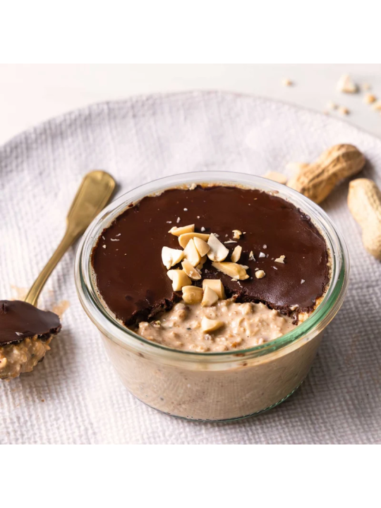 Baltyminė avižinė košė su žemės riešutais Naturally Pam Protein Porridge Peanut