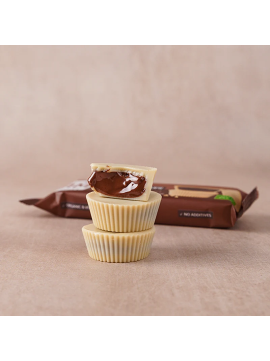 Saldainiai su riešutų ir kakavos kremu Naturally Pam Nut Butter Cups Cacao Dream