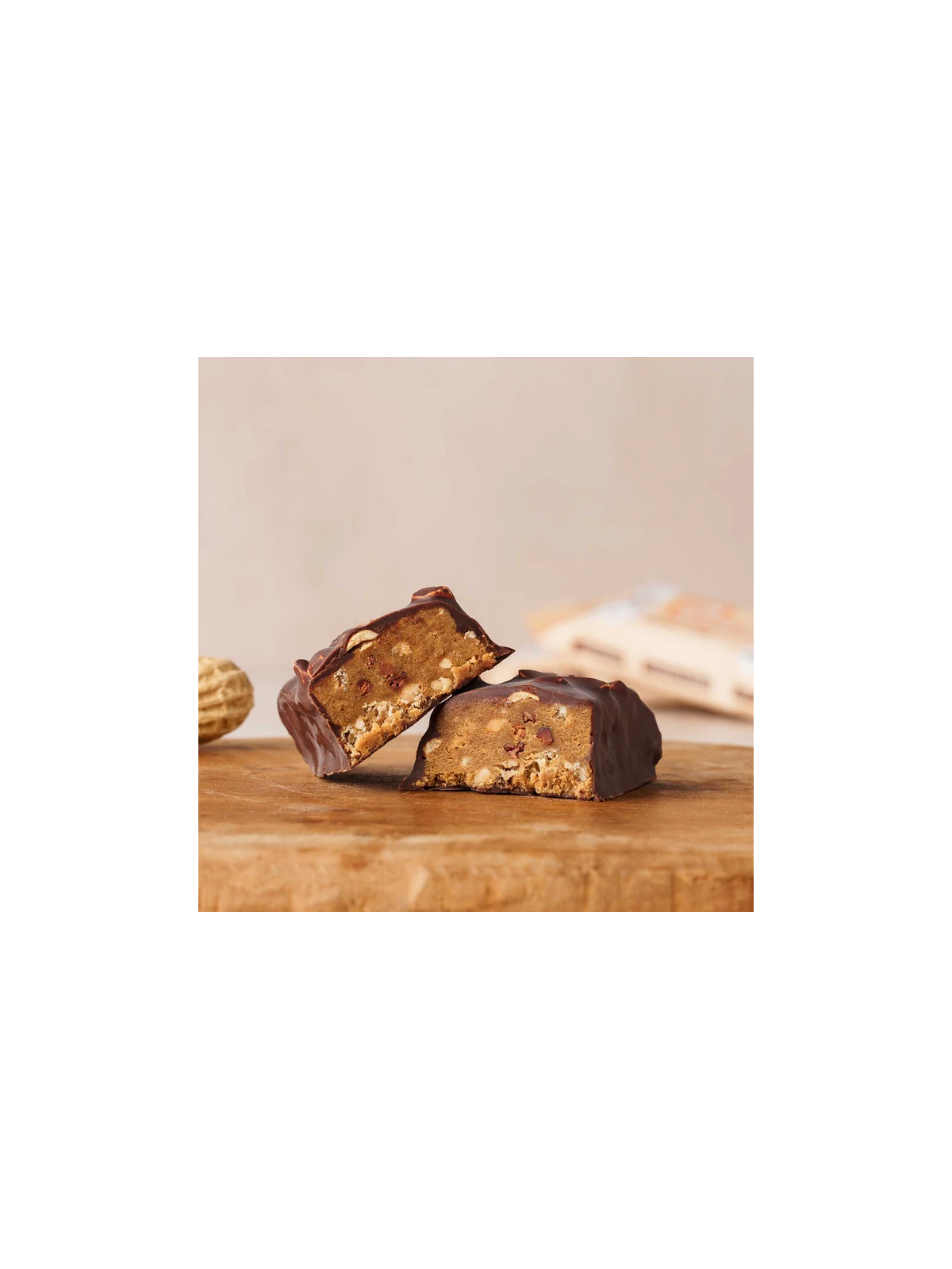 Baltyminis batonėlis su žemės riešutais Naturally Pam Clean Protein Bar