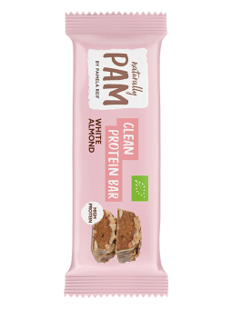 Baltyminis batonėlis su migdolais Naturally Pam Clean Protein Bar