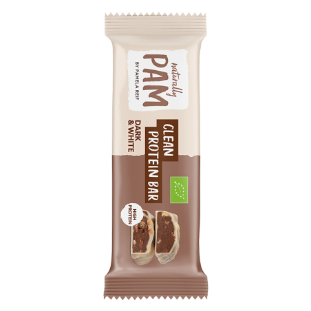 Baltyminis batonėlis su kakava ir migdolais Naturally Pam Clean Protein