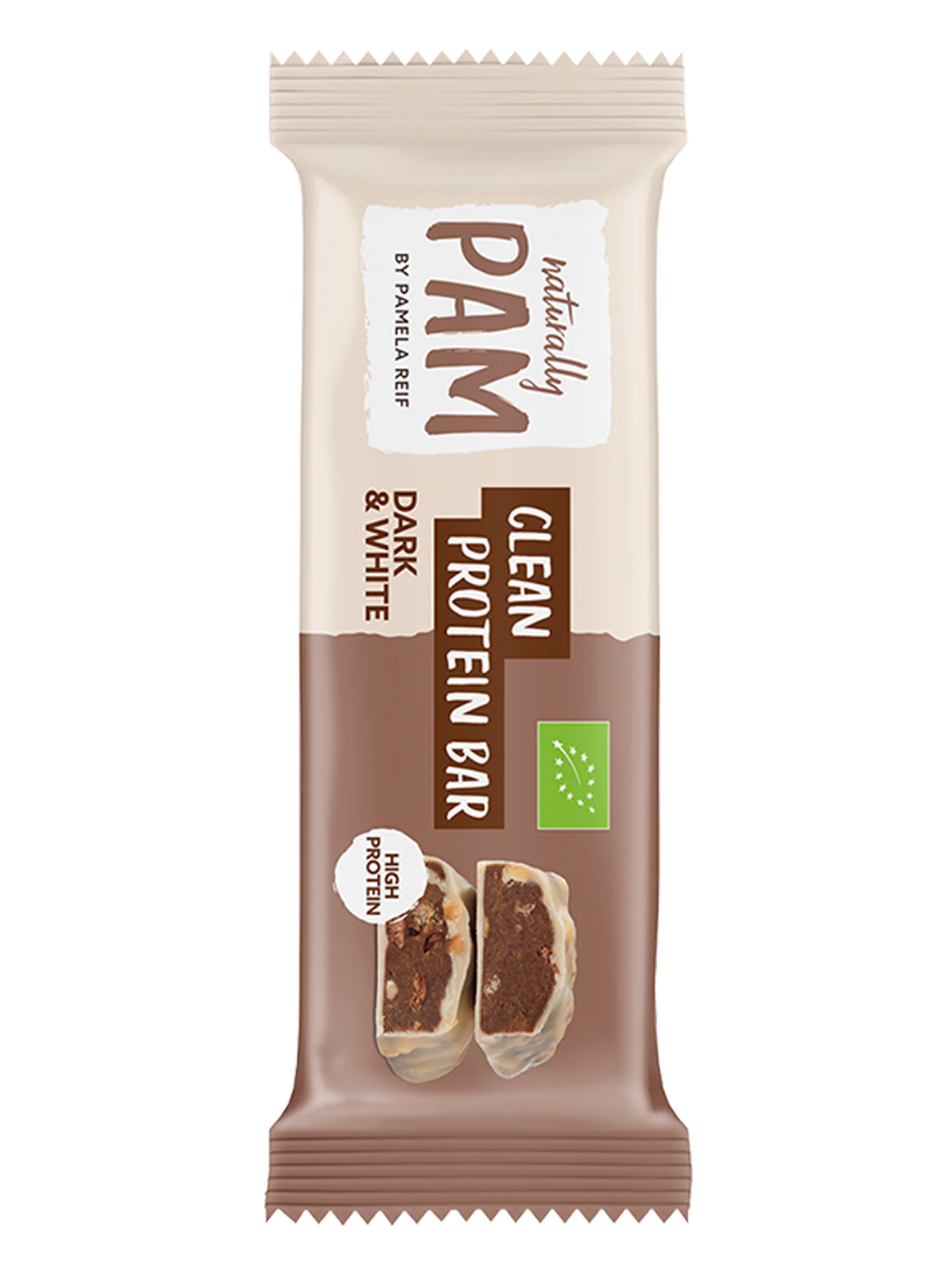 Baltyminis batonėlis su kakava ir migdolais Naturally Pam Clean Protein