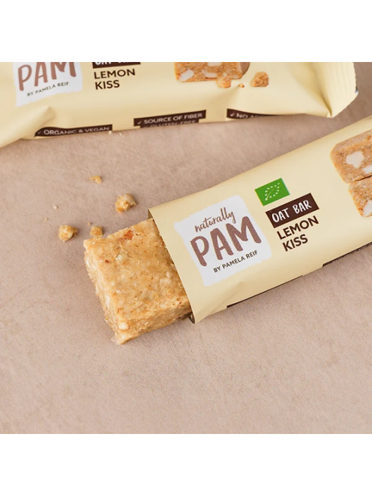 Avižų batonėlis su citrina Naturally Pam Oat Bar