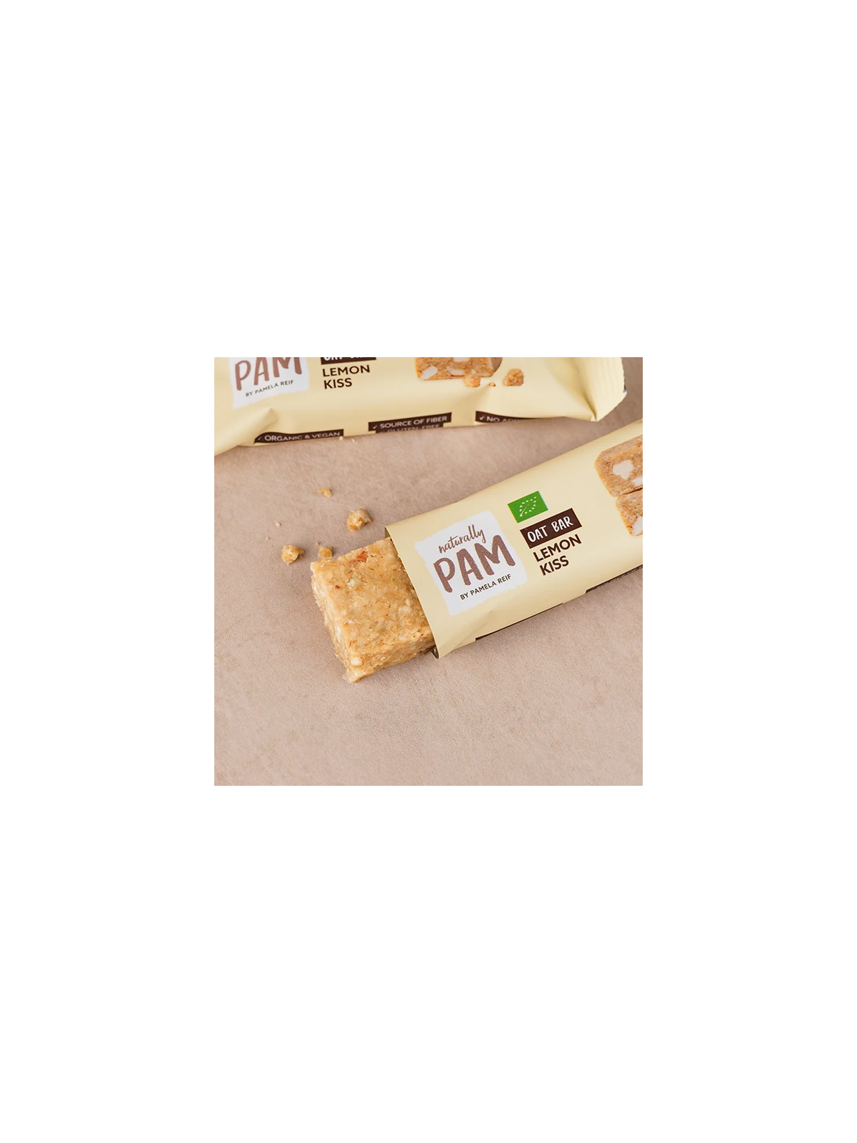 Avižų batonėlis su citrina Naturally Pam Oat Bar