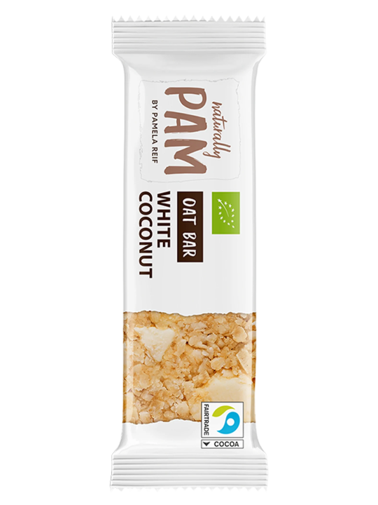 Avižų batonėlis su kokosais Naturally Pam Oat Bar