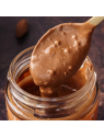 Traškus migdolų kremas su karamelizuotais migdolais Naturally Pam Crunchy Nut Butter